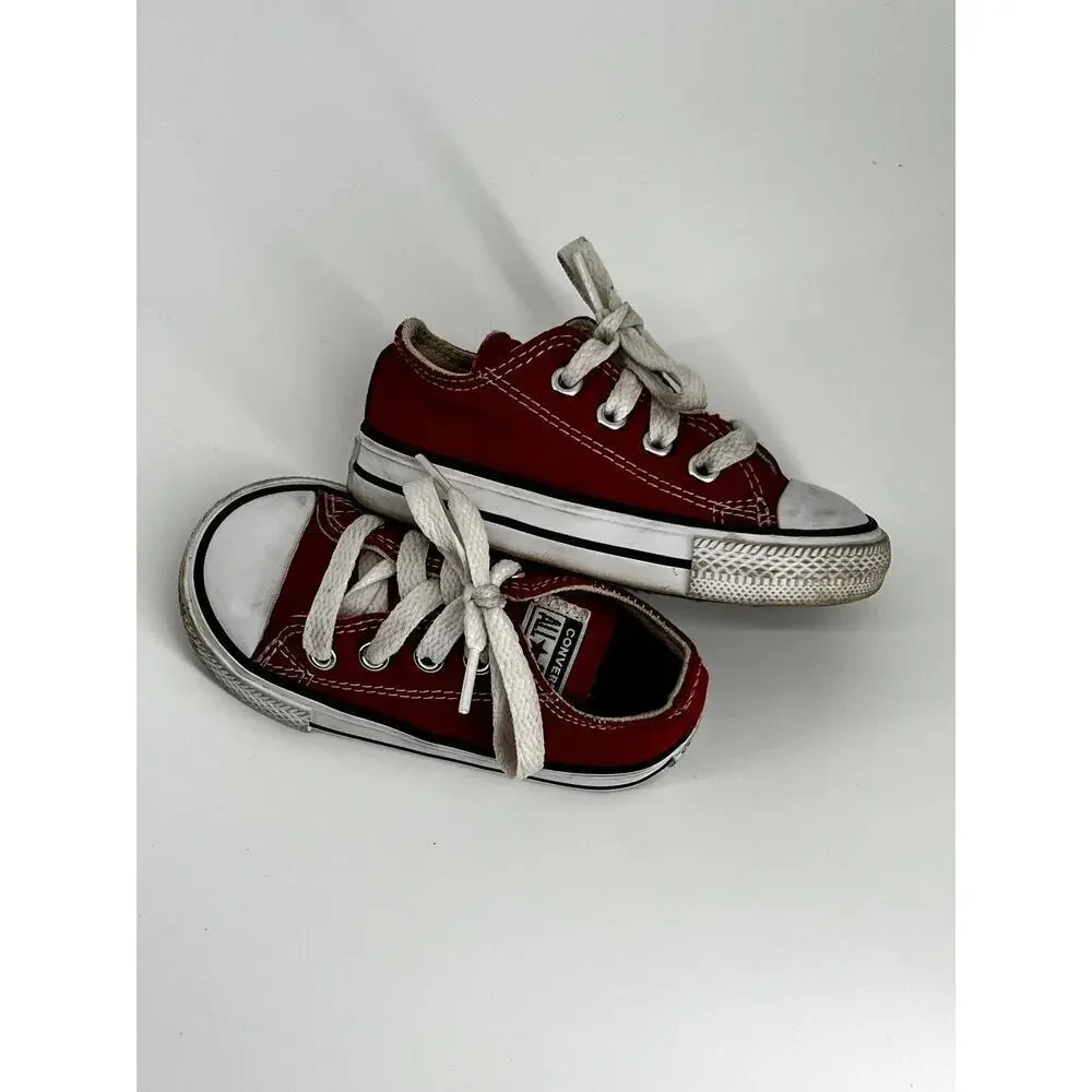 Ralph Lauren Polo 1967 Colorblock Tee (18M) + Converse All Star Red (5C)
